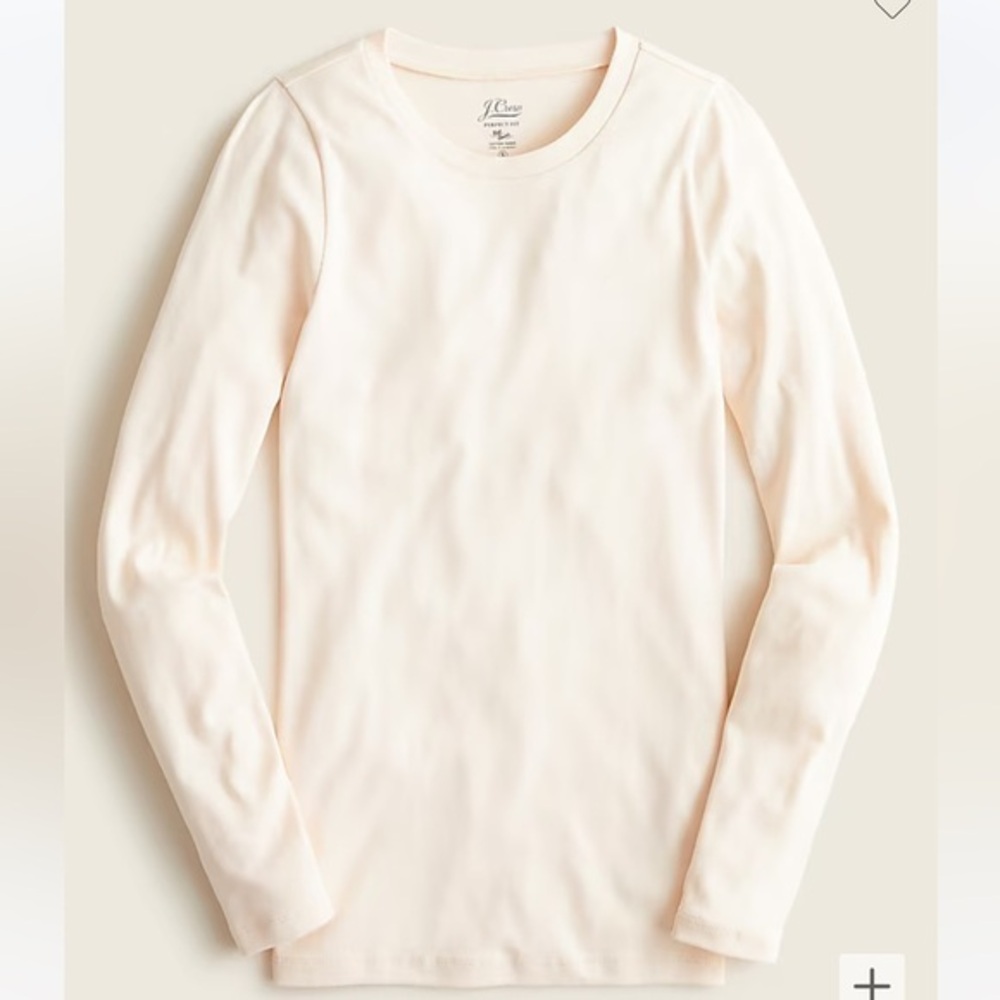 Jcrew Slim perfect long-sleeve T-shirt, NWT, size L